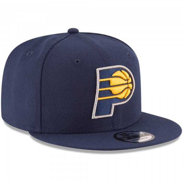 Бейсболка Indiana Pacers New Era Navy Official Team Color 9FIFTY Snapback