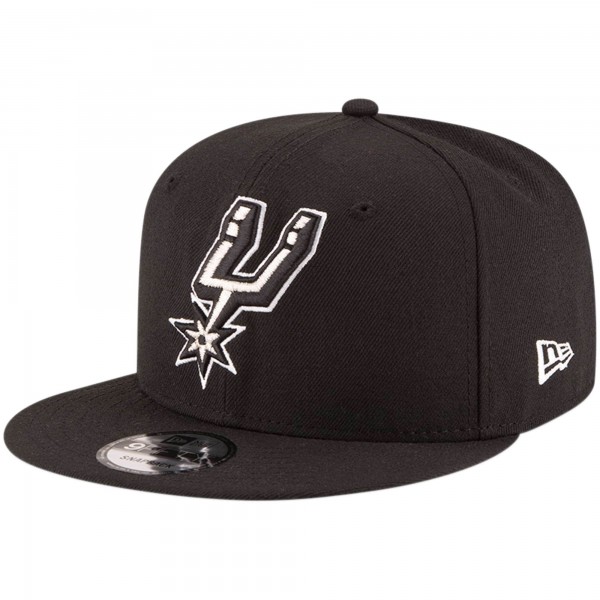 Бейсболка San Antonio Spurs New Era Official Team Color 9FIFTY - Black