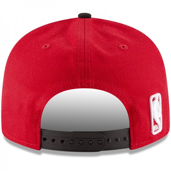 Бейсболка Chicago Bulls New Era Red/Black 2-Tone 9FIFTY