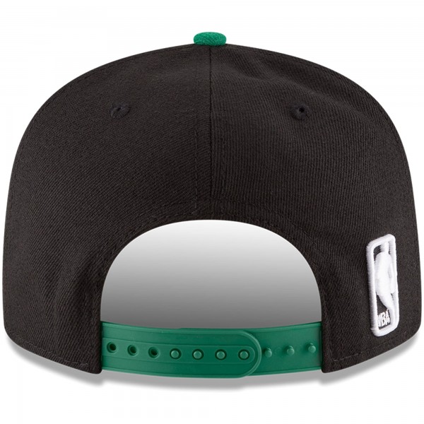 Бейсболка Boston Celtics New Era Black/Kelly Green 2-Tone 9FIFTY Snapback