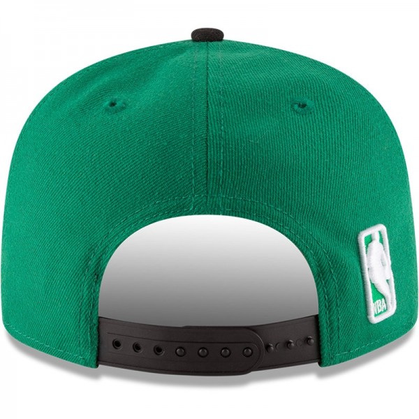 Бейсболка Boston Celtics New Era Kelly Green/Black 2-Tone 9FIFTY Snapback