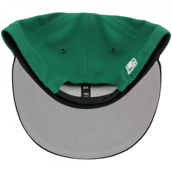 Бейсболка Boston Celtics New Era Kelly Green/Black 2-Tone 9FIFTY Snapback