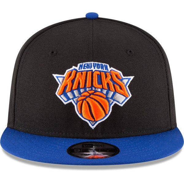Бейсболка New York Knicks New Era Black/Blue 2-Tone 9FIFTY Adjustable