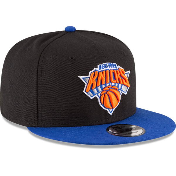 Бейсболка New York Knicks New Era Black/Blue 2-Tone 9FIFTY Adjustable