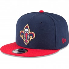 Бейсболка New Orleans Pelicans New Era Navy/Red 2-Tone 9FIFTY Adjustable