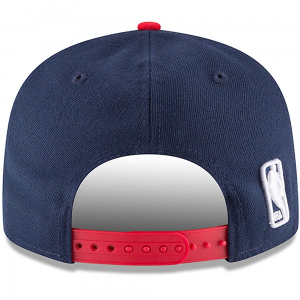 Бейсболка New Orleans Pelicans New Era Navy/Red 2-Tone 9FIFTY Adjustable