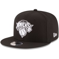 Бейсболка New York Knicks New Era Black & White Logo 9FIFTY - Black