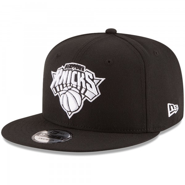 Бейсболка New York Knicks New Era Black & White Logo 9FIFTY - Black