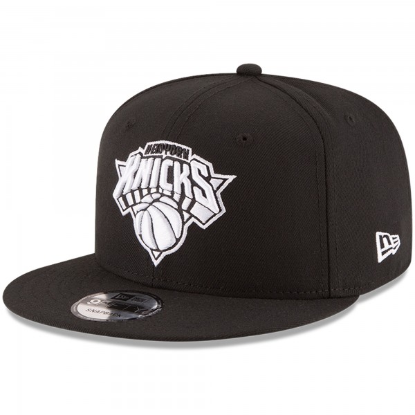 Бейсболка New York Knicks New Era Black & White Logo 9FIFTY - Black