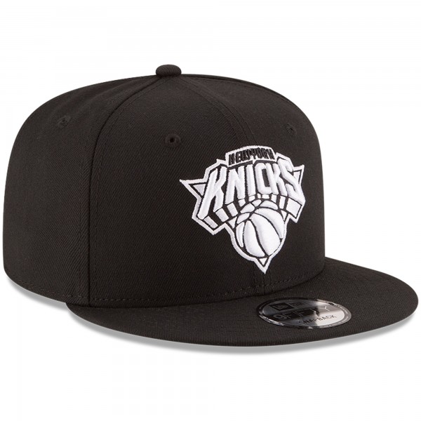 Бейсболка New York Knicks New Era Black & White Logo 9FIFTY - Black