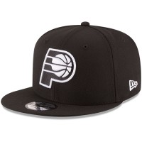 Бейсболка Indiana Pacers New Era Black & White Logo 9FIFTY - Black