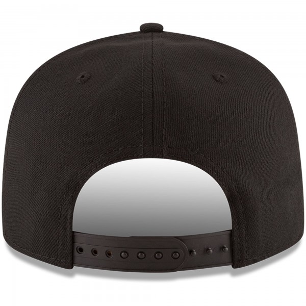 Бейсболка Indiana Pacers New Era Black & White Logo 9FIFTY - Black