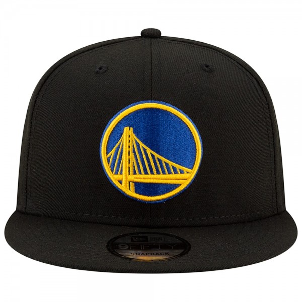 Бейсболка Golden State Warriors New Era Black Official Team Color 9FIFTY