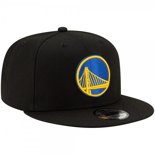 Бейсболка Golden State Warriors New Era Black Official Team Color 9FIFTY