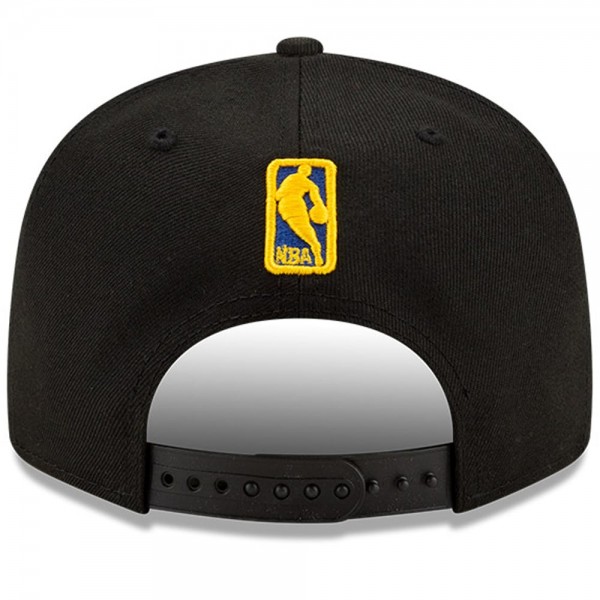 Бейсболка Golden State Warriors New Era Black Official Team Color 9FIFTY