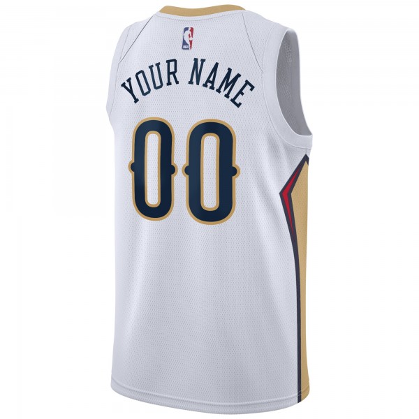 Игровая именная майка New Orleans Pelicans Nike Swingman White - Association Edition - личная джерси НБА