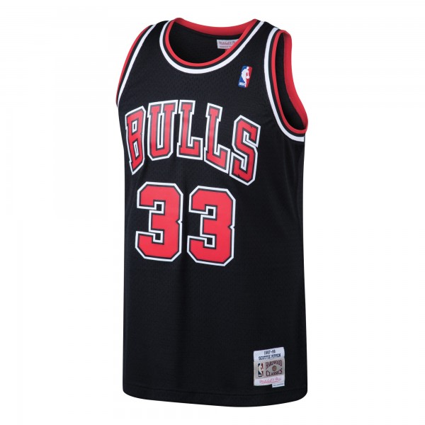 Игровая джерси Scottie Pippen Chicago Bulls Mitchell & Ness 1997/98 Hardwood Classics Swingman - Black