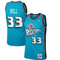 Игровая форма  Grant Hill Detroit Pistons Mitchell & Ness Hardwood Classics Swingman - Teal