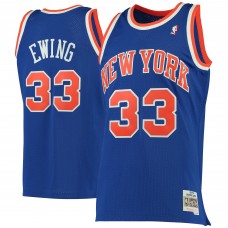 Игровая форма  Patrick Ewing New York Knicks Mitchell & Ness 1991-92 Hardwood Classics Swingman - Blue