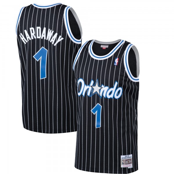 Джерси Orlando Magic Penny Hardaway Mitchell & Ness Black Hardwood Classics Swingman
