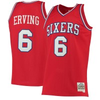 Игровая форма  Julius Erving Philadelphia 76ers Mitchell & Ness Hardwood Classics Swingman - Red