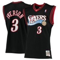 Игровая форма  Allen Iverson Philadelphia 76ers Mitchell & Ness 2000-01 Hardwood Classics Swingman - Black