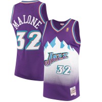 Игровая форма Karl Malone Utah Jazz Mitchell & Ness 1996-97 Hardwood Classics Swingman - Purple