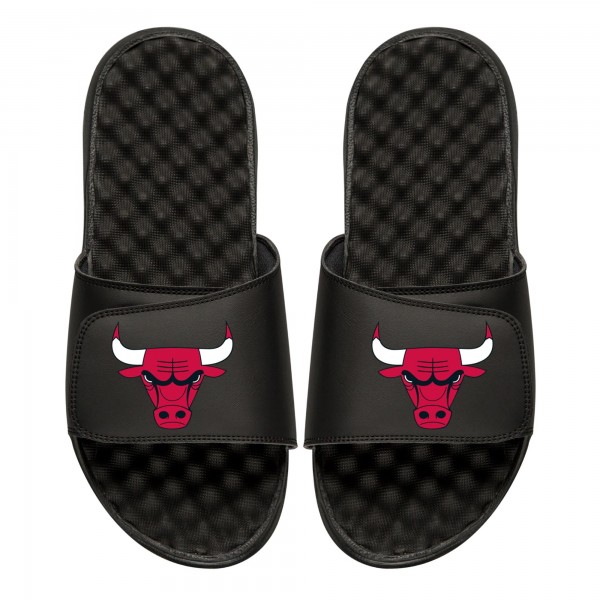 Детские шлепки Chicago Bulls ISlide Personalized Primary - Black