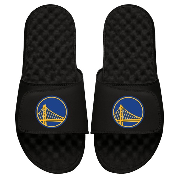 Детские шлепки Golden State Warriors ISlide Personalized Primary - Black