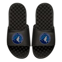 Детские шлепки Minnesota Timberwolves ISlide Personalized Primary - Black