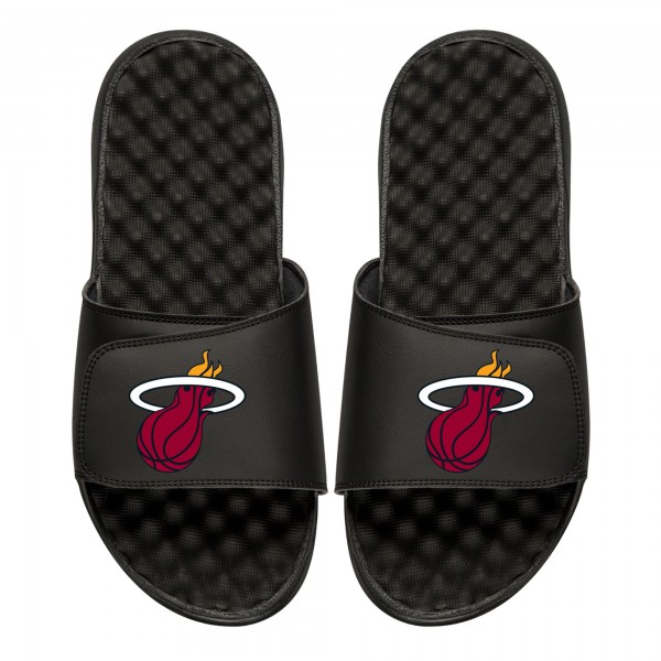 Шлепки именные Miami Heat Primary - Black