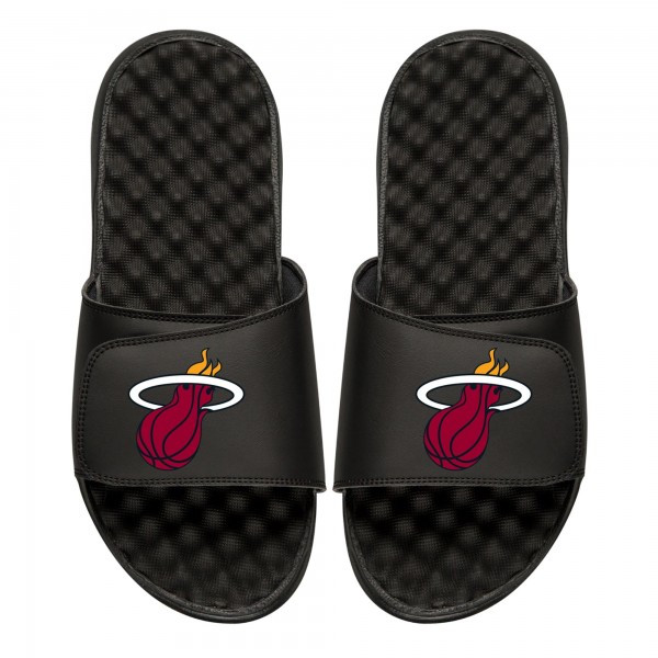 Шлепки именные Miami Heat Primary - Black
