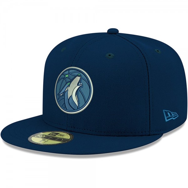 Бейсболка Minnesota Timberwolves New Era Official Team Color 59FIFTY - Navy