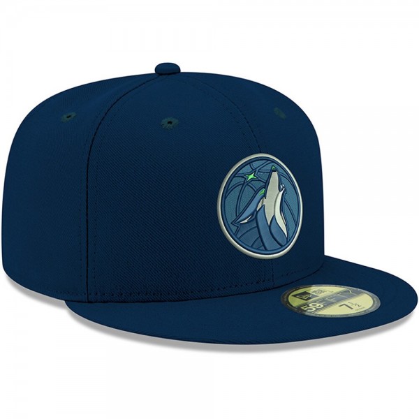 Бейсболка Minnesota Timberwolves New Era Official Team Color 59FIFTY - Navy