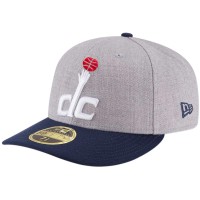 Бейсболка Washington Wizards New Era Two-Tone Low Profile 59FIFTY - Heathered Gray/Navy