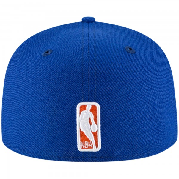 Подростковая New York Knicks New Era Blue Official Team Color 59FIFTY Fitted Hat