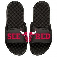 Детские шлепки Chicago Bulls ISlide Team Slogan - Black