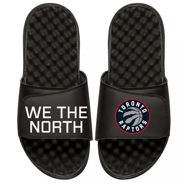 Детские шлепки Toronto Raptors ISlide Team Slogan - Black