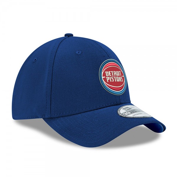 Бейсболка Detroit Pistons New Era Blue Classic 39THIRTY