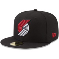Бейсболка Portland Trail Blazers New Era Official Team Color 59FIFTY - Black