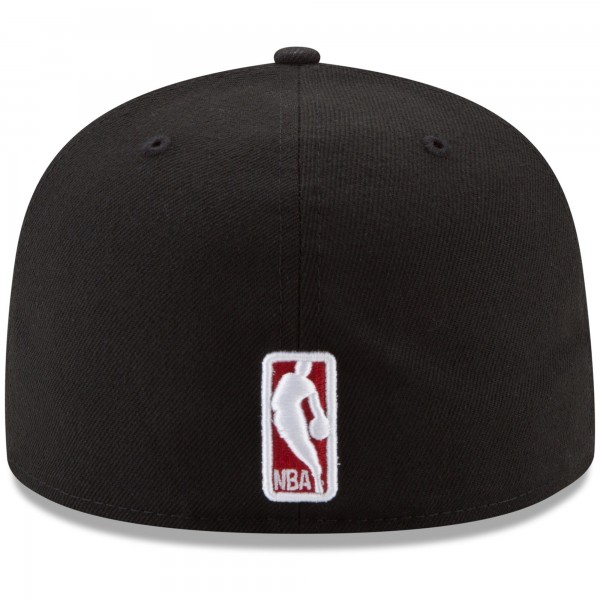 Бейсболка Portland Trail Blazers New Era Official Team Color 59FIFTY - Black - официальный мерч NBA