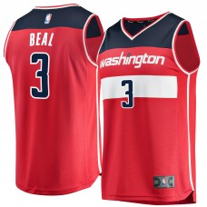 Игровая майка Bradley Beal Washington Wizards Fast Break Replica Red - Icon Edition