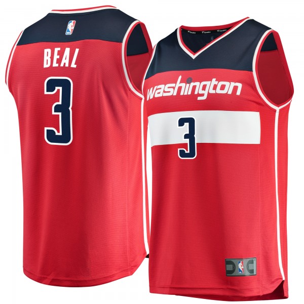 Игровая майка Bradley Beal Washington Wizards Fast Break Replica Red - Icon Edition - оригинальная джерси НБА