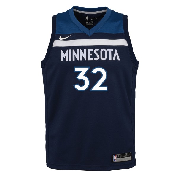 Детская игровая майка Karl-Anthony Towns Minnesota Timberwolves Nike Swingman Navy - Icon Edition - баскетбольная джерси NBA
