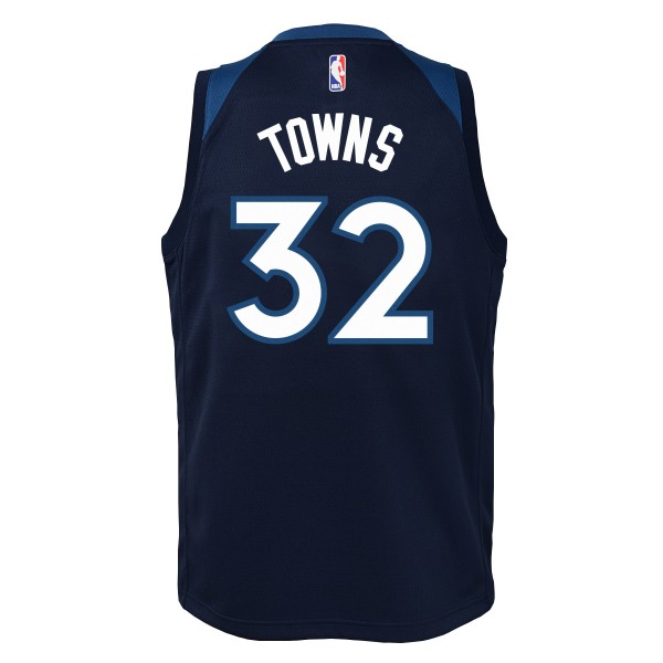 Детская игровая майка Karl-Anthony Towns Minnesota Timberwolves Nike Swingman Navy - Icon Edition - баскетбольная джерси NBA