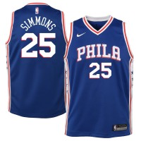 Детская игровая майка Ben Simmons Philadelphia 76ers Nike Swingman Royal - Icon Edition