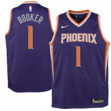 Игровая форма  Devin Booker Phoenix Suns Nike Youth Swingman Purple - Icon Edition