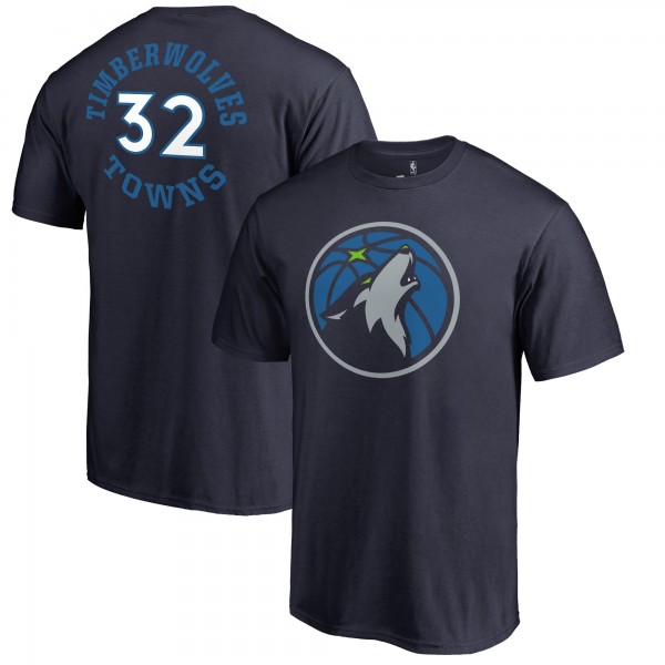 Футболка Karl-Anthony Towns Minnesota Timberwolves Round About - Navy
