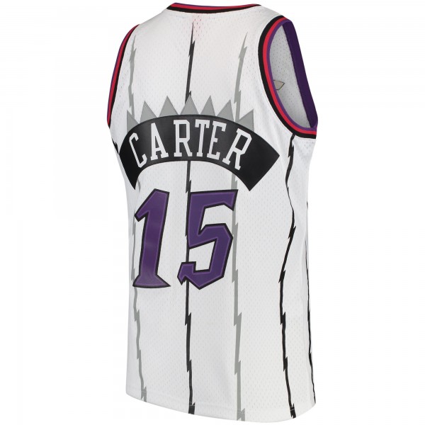 Игровая майка Vince Carter Toronto Raptors Mitchell & Ness 1997-98 Hardwood Classics Swingman - White - оригинальная джерси НБА