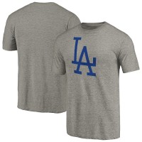 Los Angeles Dodgers Ash Cooperstown Collection Forbes Tri-Blend T-Shirt